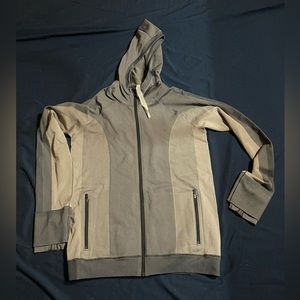 Lulu Dark and Light Gray Align Jacket